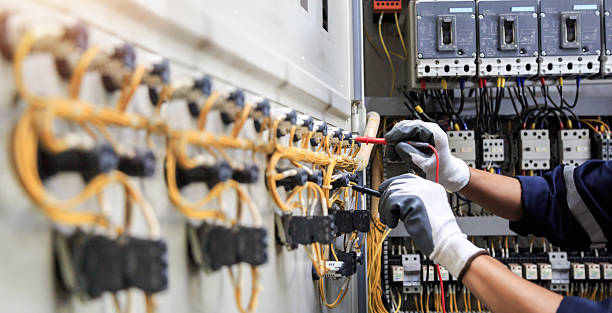 Professional Electrician technician working in Rendon, TX